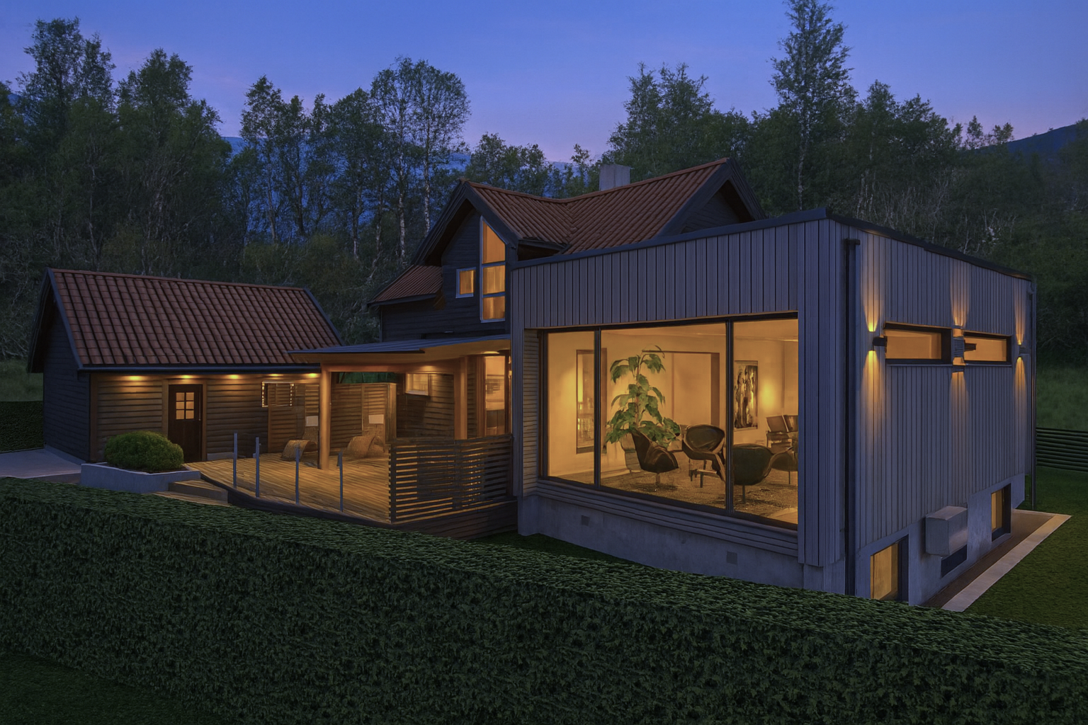 Granstien kveldsstemning